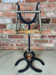 115 Horse Tack Toilet Paper Holder 23.5 Inches Tall
