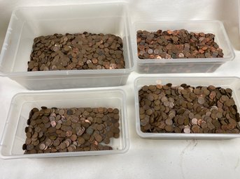 76 Pounds Of UNSEARCHED Pennies