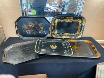 Lot 288 Large Tole Tray Lot