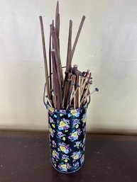 181 Antique And Vintage Knitting Needle Lot