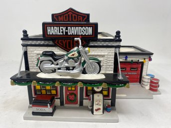 Lot 039 Dept 56 Harley Davidson Showroom