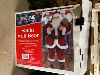 Mechanical Santa With Bear