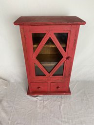 Contemporary Red Cabinet (045)