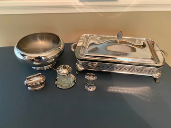 Pewter & Silverplate Lot (142)