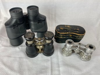 Binoculars And Antique Opera Glasses (166)
