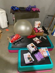 Fitness Equipment And DVD Lot (197)