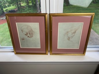 Two Framed Art Pieces
