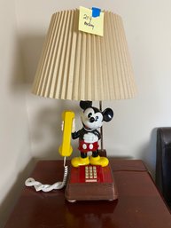 Mickey Telephone Lamp (214)