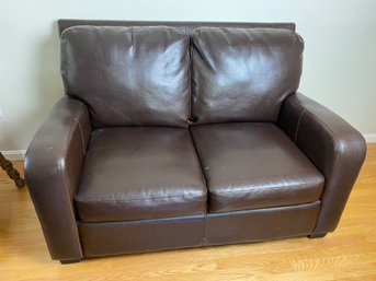 Faux Leather Loveseat (218)