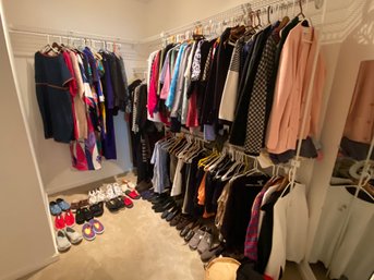 Women's Clothing And Shoes Closet Lot (235)