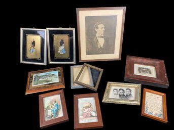 Lot Of Small Framed Items