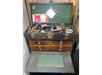 LOADED GERSTNER Machinist Toolbox And Contents