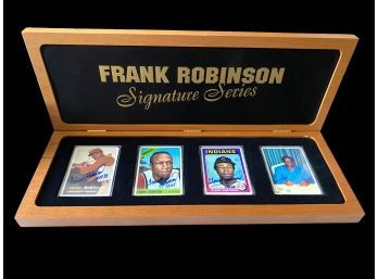 Frank Robinson Signature Series Porcelain Baseball Card Collection