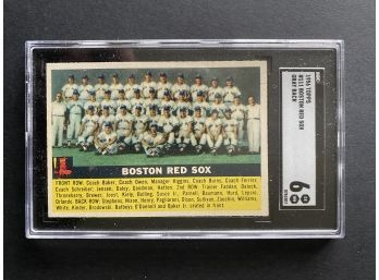 1956 Topps #111 Boston Red Sox SGC 6