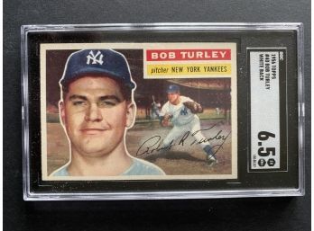 1956 Topps #40 Bob Turley SGC 6.5 New York Yankees