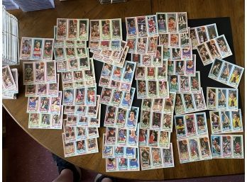 Large 1980-81 Topps Bubble Gum Perforated Card Lot