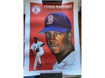 2000 Lithograph Of Pedro Martinez Fifty-Four Topps Card Style 118/600