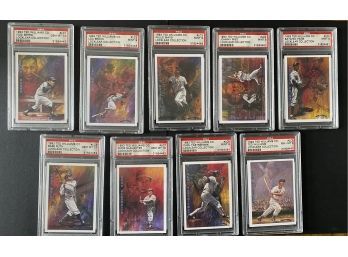 1993 Ted Williams Locklear Collection #1-9 ALL GRADED
