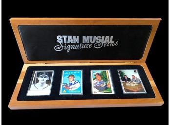 Stand Musial Signature Series Porcelain Baseball Card Collection