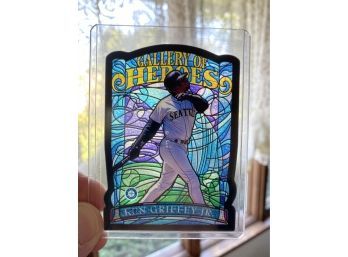 1998 Topps Gallery Ken Griffey Jr - Gallery Of Heroes - Stained Glass Effect