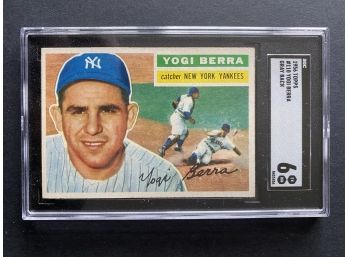 1956 Topps #110 Yogi Berra SGC 6 New York Yankees