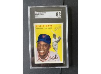 1994 Topps Archives #90 Willie Mays SGC 8