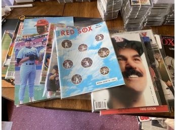 Collection Of Red Sox Related Magazines