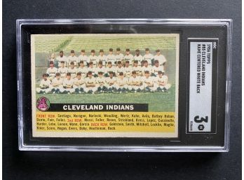 1956 Topps #85 Cleveland Indians SGC 3