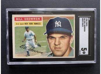 1956 Topps #61 Bill Skowron SGC 5 New York Yankees