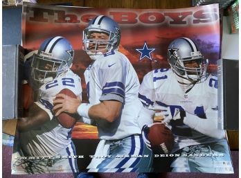 Poster Lot: Cowboys X 2, Emmitt Smith X 4