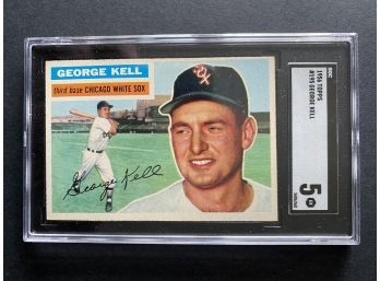 1956 Topps #195 George Kell SGC 5 Chicago White Sox