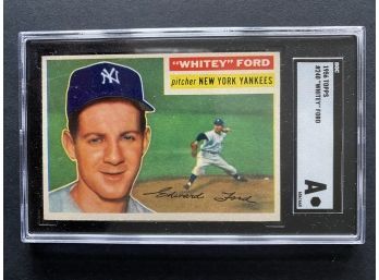 1956 Topps #240 'Whitey' Ford SGC A New York Yankees