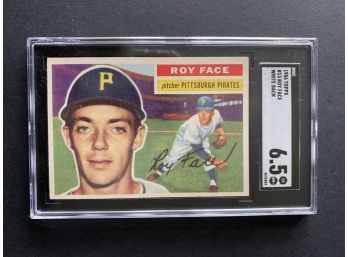 1956 Topps #13 Roy Face SGC 6.5 Pittsburgh Pirates