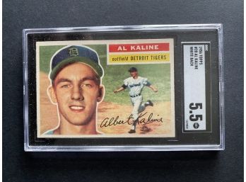 1956 Topps #20 Al Kaline SGC 5.5 Detroit Tigers