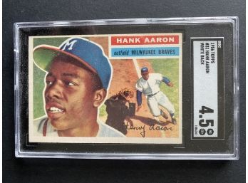 1956 Topps #31 Hank Aaron SGC 4.5 Milwaukee Braves