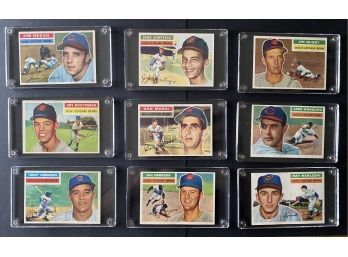 1956 Topps Common Cards - Cleveland Indians