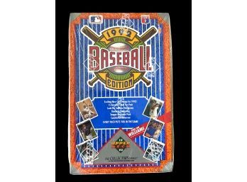 1992 Upper Deck Baseball Wax Box - Sealed
