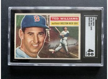 1956 Topps #5 Ted Williams SGC 4 Boston Red Sox