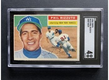 1956 Topps #113 Phil Rizzuto SGC 4 New York Yankees