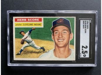 1956 Topps #140 Herb Score SGC 2.5 Cleveland Indians