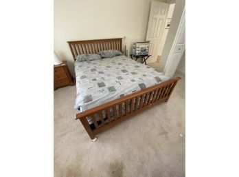 Queen Size Maple Bed - Made In Canada By Nadeau