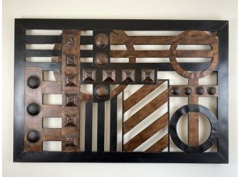 Large (5 Foot Wide) Metal Wall Sculpture - Dining Room