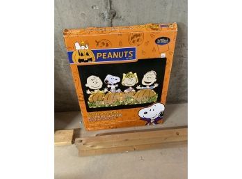 Peanuts Lighted Halloween Sculpture