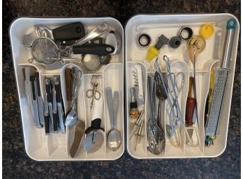 Drawer Organizer Lot And Contents
