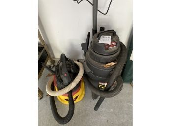 Two Wet Dry Vacuums