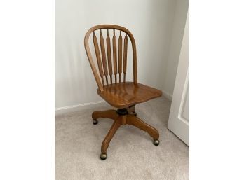 Contemporary Oak Office Chair