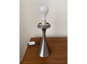 Laurel Brushed Metal Mushroom Lamp 6031 - Base Only