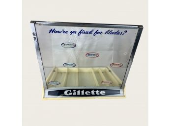 Vintage Gillette Counter Sales Display