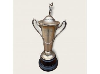 Huge 1931 2nd Division Cup Golf Trophy Won By 14 Year Old Boy