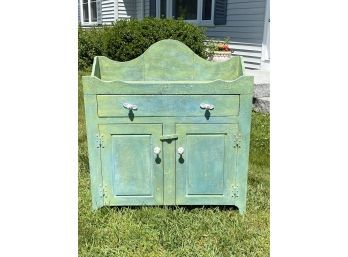Vintage Painted Potting Bench Made By Mastercraft